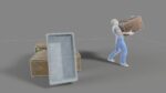 Worker Character 3D model