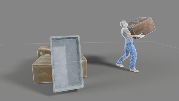 Worker Character 3D model