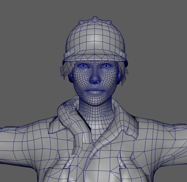 Worker Character Pack RIGGED