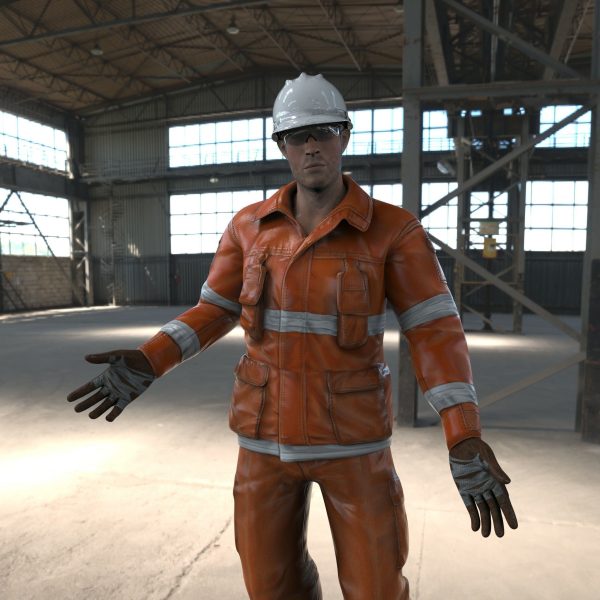 Worker Character Pack RIGGED