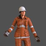 Worker Character Pack RIGGED