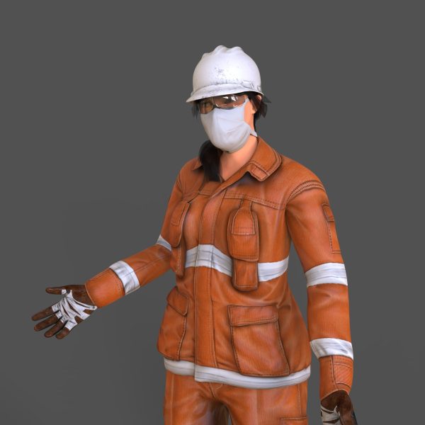 Worker Character Pack RIGGED