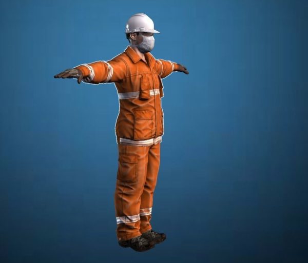 Worker Character Pack RIGGED