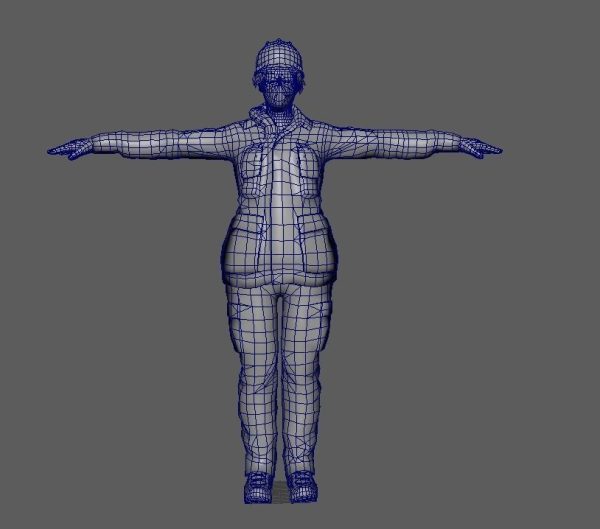 Worker Character Pack RIGGED