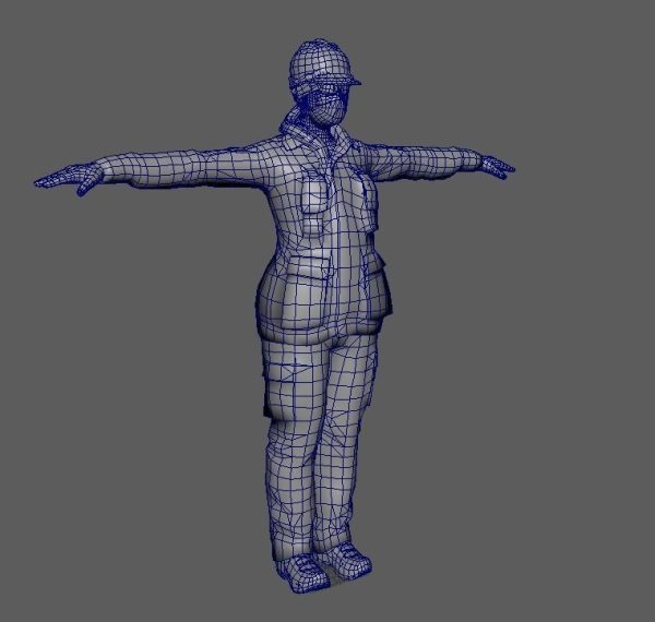 Worker Character Pack RIGGED