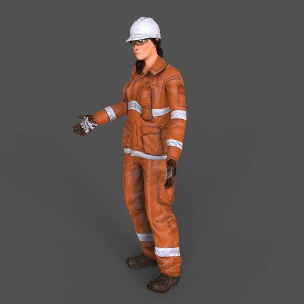 Worker Character Pack RIGGED