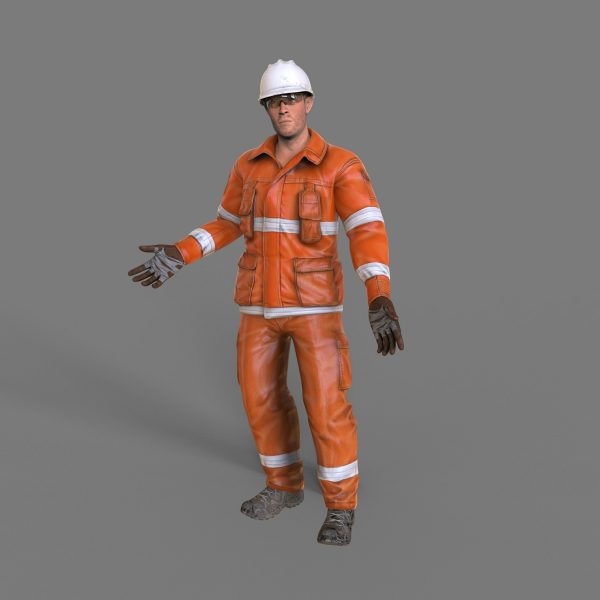 Worker Character Pack RIGGED