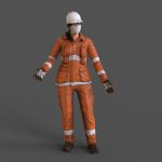 Worker Character Pack RIGGED