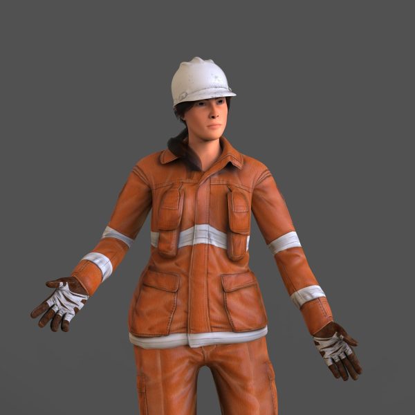 Worker Character Pack RIGGED