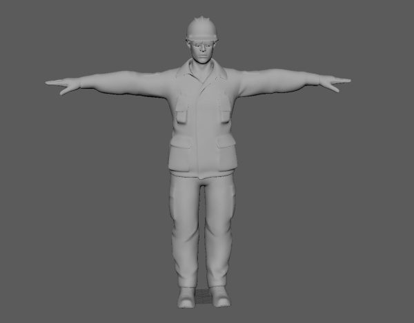 Worker Character Pack RIGGED