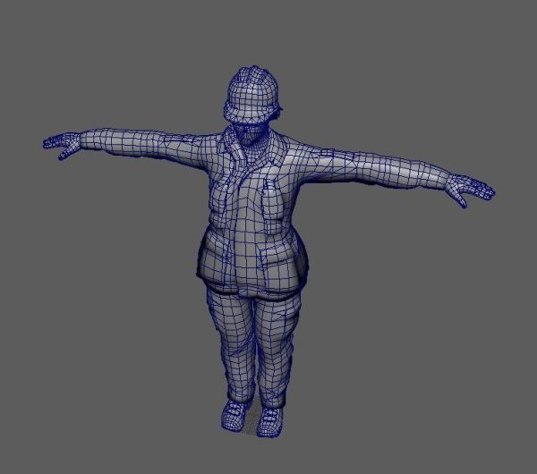 Worker Character Pack RIGGED
