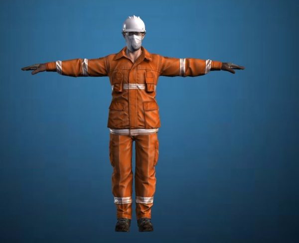 Worker Character Pack RIGGED