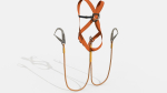 Worker Harness with rope