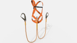 Worker Harness with rope