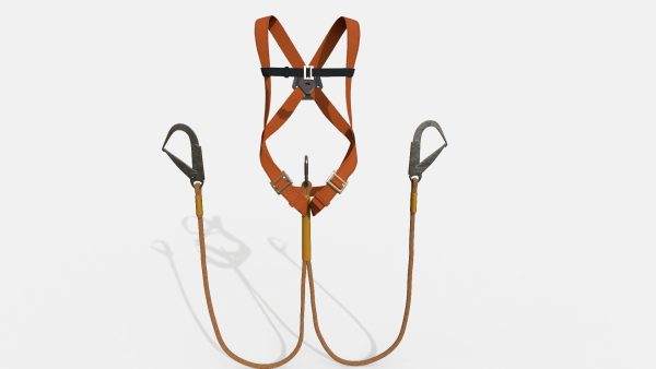 Worker Harness with rope