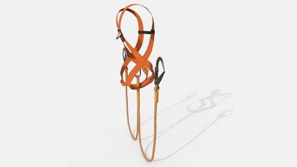 Worker Harness with rope