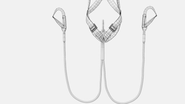 Worker Harness with rope