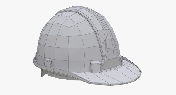 Worker Safety Helmet - Yellow Hard Hat  PBR