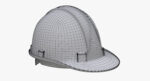 Worker Safety Helmet - Yellow Hard Hat  PBR