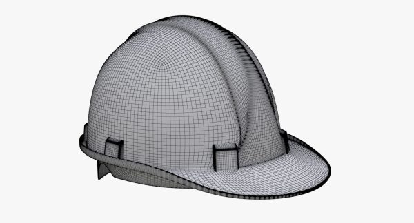 Worker Safety Helmet - Yellow Hard Hat  PBR