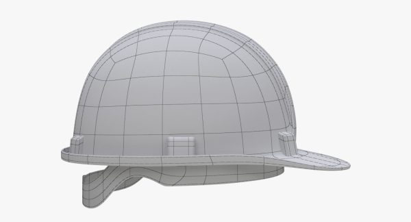 Worker Safety Helmet - Yellow Hard Hat  PBR