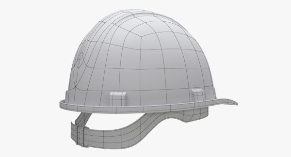 Worker Safety Helmet - Yellow Hard Hat  PBR