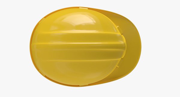 Worker Safety Helmet - Yellow Hard Hat  PBR