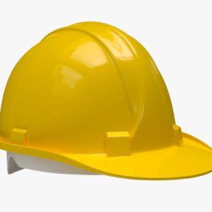 Worker Safety Helmet - Yellow Hard Hat PBR