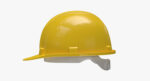 Worker Safety Helmet - Yellow Hard Hat  PBR