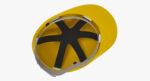 Worker Safety Helmet - Yellow Hard Hat  PBR