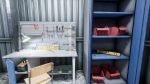 Workshop in metal building