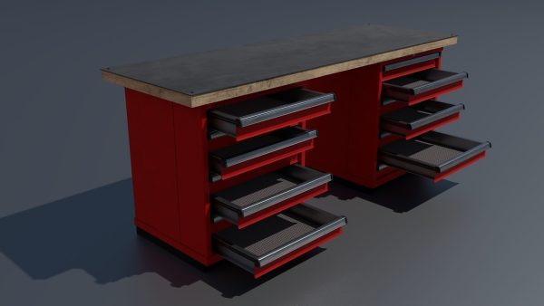 Workshop PBR closets benches boxes and tables