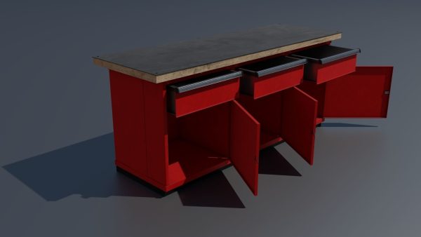 Workshop PBR closets benches boxes and tables