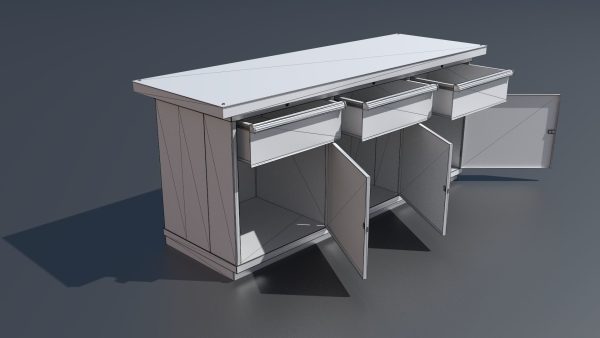 Workshop PBR closets benches boxes and tables