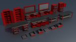 Workshop PBR closets benches boxes and tables