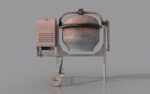 Worn Concrete Mixer low poly