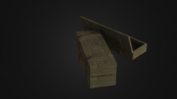 Worn Soviet Weapon Crate