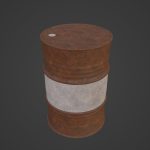 Worn Steel Barrel
