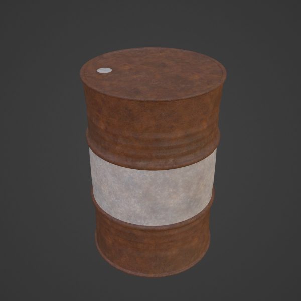 Worn Steel Barrel
