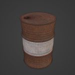 Worn Steel Barrel