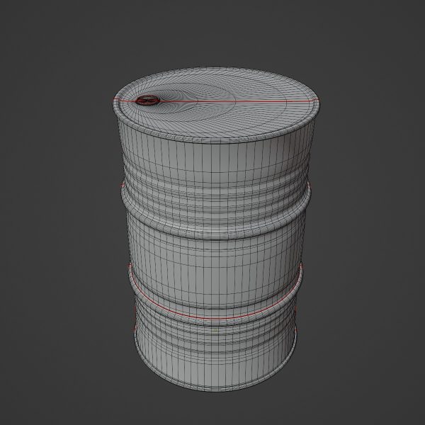 Worn Steel Barrel