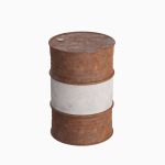 Worn Steel Barrel
