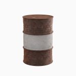 Worn Steel Barrel