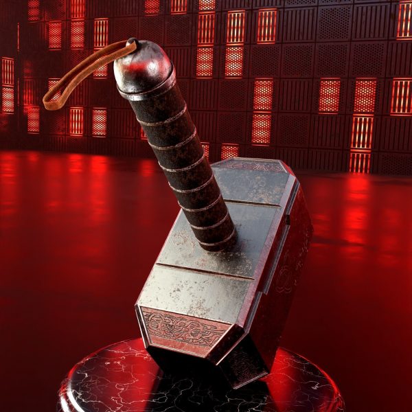 Worn Thor Mjolnir Hammer
