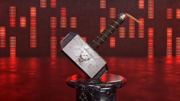 Worn Thor Mjolnir Hammer