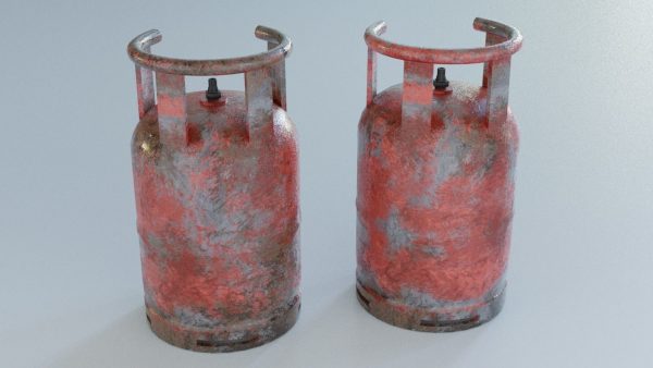 WornOff Gas Cylinder