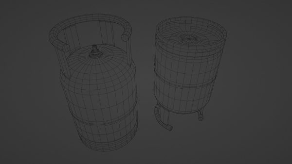 WornOff Gas Cylinder