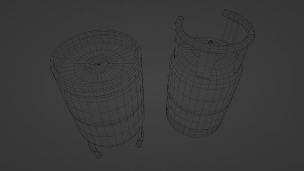 WornOff Gas Cylinder