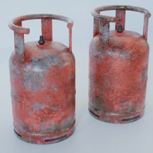 WornOff Gas Cylinder