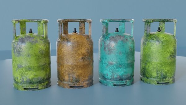 WornOff Gas Cylinder